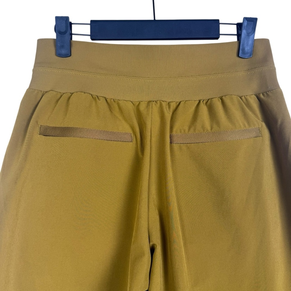 Athleta Nolita Wide Legs Pants Size 4 Brass Yellow Pull On Elastic Waistband - Picture 6 of 7